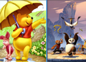 Similarities Winnie and Panda Games