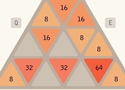 Triangular 2048 Games